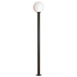Modi Lighting BDR-68096-BSY-M1 Siyah Boyalı Dış Mekan Aydınlatma E27 Metal Polietilen Cam 35cm