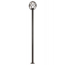 Modi Lighting BDR-68096-BSY-M2 Siyah Boyalı Dış Mekan Aydınlatma E27 Metal Polietilen Cam 35cm