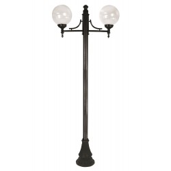Modi Lighting BDR-68098-2BSY-M1-OP Siyah Boyalı Dış Mekan Aydınlatma E27 Aluminyum ABS Akrilik Cam 75cm