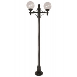 Modi Lighting BDR-68098-2BSY-M2-OP Siyah Boyalı Dış Mekan Aydınlatma E27 Aluminyum ABS Akrilik Cam 90cm