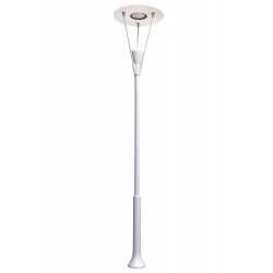 Modi Lighting BDR-68101-BBT-LED Beyaz Boyalı Dış Mekan Aydınlatma LED Çelik Boru 75cm