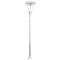 Modi Lighting BDR-68101-BBT-LED Beyaz Boyalı Dış Mekan Aydınlatma LED Çelik Boru 75cm