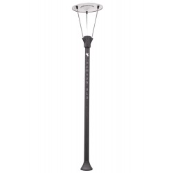Modi Lighting BDR-68108-SY-LED Gri/Siyah Boyalı Dış Mekan Aydınlatma G12 Çelik Boru Polikarbon 75cm