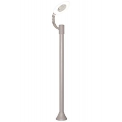 Modi Lighting BDR-68109-GR-LED Beyaz Boyalı Dış Mekan Aydınlatma LED Çelik Boru Polikarbon 70cm