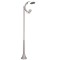 Modi Lighting BDR-68111-1GR-LED Beyaz Boyalı Dış Mekan Aydınlatma LED Çelik Boru Polikarbon 75cm