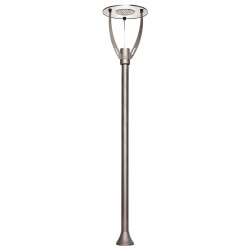 Modi Lighting BDR-68112-GR-M2-LED Gri Boyalı Dış Mekan Aydınlatma G12 Çelik Boru Polikarbon 80cm