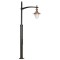 Modi Lighting BDR-68123-1BSY Sarı/Siyah Boyalı Dış Mekan Aydınlatma E27 Çelik Boru Polikarbon Cam 80cm