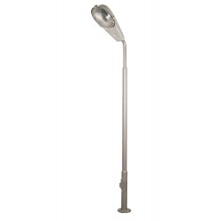 Modi Lighting BDR-68125-1GR Beyaz Boyalı Dış Mekan Aydınlatma E27 Çelik Boru 100cm