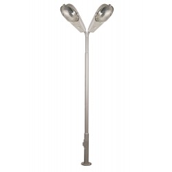 Modi Lighting BDR-68125-2GR Beyaz Boyalı Dış Mekan Aydınlatma E27 Çelik Boru 50cm