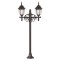 Modi Lighting BDR-68177-2BSY-M2 Siyah Boyalı Dış Mekan Aydınlatma E27 Çelik Boru ABS Polikarbon Cam 50x16cm
