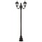 Modi Lighting BDR-68180-2BSY-M1 Siyah Boyalı Dış Mekan Aydınlatma E27 Çelik Boru ABS Polikarbon Cam 80x25cm
