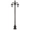 Modi Lighting BDR-68180-2BSY-M2 Siyah Boyalı Dış Mekan Aydınlatma E27 Çelik Boru ABS Polikarbon Cam 80x25cm