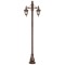 Modi Lighting BDR-68181-2BKR Kahverengi Boyalı Dış Mekan Aydınlatma E27 Çelik Boru ABS Polikarbon Cam 80x20cm