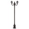 Modi Lighting BDR-68181-2BSY Siyah Boyalı Dış Mekan Aydınlatma E27 Çelik Boru ABS Polikarbon Cam 80x20cm