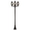 Modi Lighting BDR-68182-3BSY Siyah Boyalı Dış Mekan Aydınlatma E27 Aluminyum Çelik Boru Akrilik Cam 85x30cm