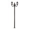 Modi Lighting BDR-68184-2BSY-M3 Siyah Boyalı Dış Mekan Aydınlatma E27 Çelik Boru ABS Akrilik Cam 70x30cm