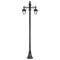 Modi Lighting BDR-68185-2BSY-M1 Siyah Boyalı Dış Mekan Aydınlatma E27 Çelik Boru ABS Polikarbon Cam 80x20cm