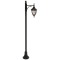 Modi Lighting BDR-68186-1BSY-M1 Kahverengi Boyalı Dış Mekan Aydınlatma E27 Çelik Boru ABS Polikarbon Cam 50x30cm