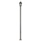 Modi Lighting BDR-68188-1BSY Siyah Boyalı Dış Mekan Aydınlatma E27 Çelik Boru ABS Polikarbon Cam 23cm