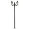 Modi Lighting BDR-68188-2BSY Siyah Boyalı Dış Mekan Aydınlatma E27 Çelik Boru ABS Polikarbon Cam 80x23cm