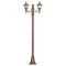 Modi Lighting BDR-68190-2BKR Kahverengi Boyalı Dış Mekan Aydınlatma E27 Çelik Boru ABS Polikarbon Cam 75x24cm