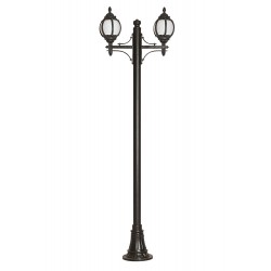 Modi Lighting BDR-68203-2BSY-M1 Siyah Boyalı Dış Mekan Aydınlatma E27 Çelik Boru ABS Akrilik Cam 80x26cm