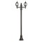 Modi Lighting BDR-68203-2BSY-M1 Siyah Boyalı Dış Mekan Aydınlatma E27 Çelik Boru ABS Akrilik Cam 80x26cm