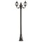 Modi Lighting BDR-68203-2BSY-M2 Siyah Boyalı Dış Mekan Aydınlatma E27 Çelik Boru ABS Akrilik Cam 80x26cm