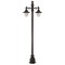 Modi Lighting BDR-68204-2BSY-M2 Siyah Boyalı Dış Mekan Aydınlatma E27 Çelik Boru ABS Akrilik Cam 80x36cm