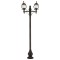 Modi Lighting BDR-68205-2BSY-M2 Siyah Boyalı Dış Mekan Aydınlatma E27 Çelik Boru ABS Akrilik Cam 80x25cm