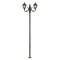 Modi Lighting BDR-68206-2BSY Siyah Boyalı Dış Mekan Aydınlatma E27 Çelik Boru ABS Polikarbon Cam 80x23cm