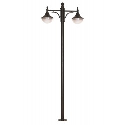 Modi Lighting BDR-68207-2BSY-M1 Siyah Boyalı Dış Mekan Aydınlatma E27 Çelik Boru ABS Polikarbon Cam 85x27cm