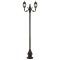 Modi Lighting BDR-68208-2BSY-M2 Siyah Boyalı Dış Mekan Aydınlatma E27 Çelik Boru ABS Polikarbon Cam 70x18cm