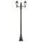 Modi Lighting BDR-68211-2BSY-M1 Siyah Boyalı Dış Mekan Aydınlatma E27 Çelik Boru ABS Cam 85x18cm