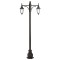 Modi Lighting BDR-68211-2BSY-M2 Siyah Boyalı Dış Mekan Aydınlatma E27 Çelik Boru ABS Cam 85x18cm