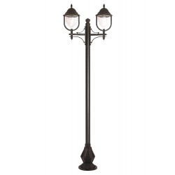 Modi Lighting BDR-68212-2BSY-M1 Siyah Boyalı Dış Mekan Aydınlatma E27 Çelik Boru ABS Polikarbon Cam 90x30cm