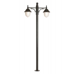 Modi Lighting BDR-68212-BSY-M3 Siyah Boyalı Dış Mekan Aydınlatma E27 Çelik Boru ABS Polikarbon Cam 95x30cm