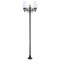 Modi Lighting BDR-68214-2BSY-M2 Siyah Boyalı Dış Mekan Aydınlatma E27 Çelik Boru ABS Akrilik Cam 50x20cm