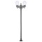 Modi Lighting BDR-68214-2BSY-M3 Siyah Boyalı Dış Mekan Aydınlatma E27 Çelik Boru ABS Akrilik Cam 50x18cm