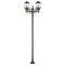 Modi Lighting BDR-68215-2BSY-M1 Siyah Boyalı Dış Mekan Aydınlatma E27 Çelik Boru ABS Akrilik Cam 50x20cm