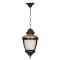 Modi Lighting BFE-68011-BSY-OP Kahverengi/Siyah Boyalı Dış Mekan Aydınlatma E27 Aluminyum Polikarbon Cam 26cm