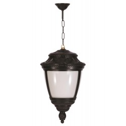 Modi Lighting BFE-68041-BSY-OP Siyah Boyalı Dış Mekan Aydınlatma E27 Aluminyum Polikarbon Cam 28cm