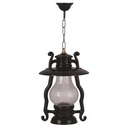Modi Lighting BFE-68047-BSY-OP Siyah Boyalı Dış Mekan Aydınlatma E27 Aluminyum Akrilik Cam 30cm