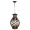Modi Lighting BFE-68048-BKR Kahverengi Boyalı Dış Mekan Aydınlatma E27 Aluminyum Polikarbon Cam 22cm