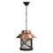 Modi Lighting BFE-68049-BKR-OP Kahverengi/Siyah Boyalı Dış Mekan Aydınlatma E27 Aluminyum Polikarbon Cam 30cm