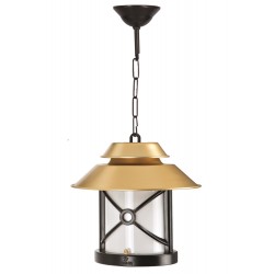 Modi Lighting BFE-68049-BSA-OP Sarı/Siyah Boyalı Dış Mekan Aydınlatma E27 Aluminyum Polikarbon Cam 30cm