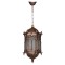 Modi Lighting BFE-68051-BKR-M1-OP Kahverengi Boyalı Dış Mekan Aydınlatma E27 Aluminyum Polikarbon Cam 20cm