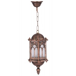 Modi Lighting BFE-68051-BKR-M2-OP Kahverengi Boyalı Dış Mekan Aydınlatma E27 Aluminyum Polikarbon Cam 15cm
