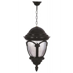 Modi Lighting BFE-68052-BSY Siyah Boyalı Dış Mekan Aydınlatma E27 Aluminyum Polikarbon Cam 25cm