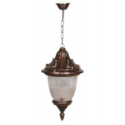 Modi Lighting BFE-68056-BKR Kahverengi Boyalı Dış Mekan Aydınlatma E27 Aluminyum Polikarbon Cam 26cm